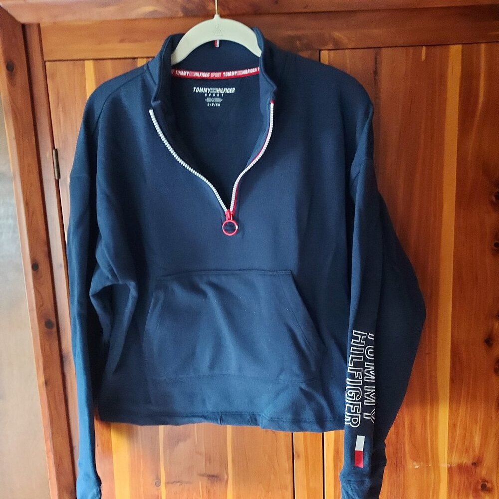 Tommy Hilfiger Sport 3/4 zip pullover sweatshirt